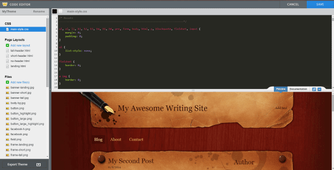 weebly blog template