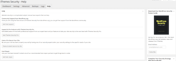 Everything You Need to Know About the iThemes Security Plugin - Help