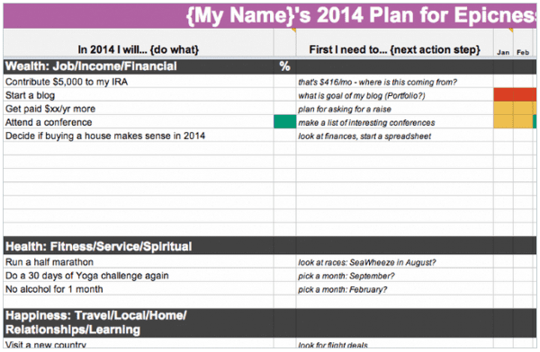 Goal Tracking Sheet Template from www.elegantthemes.com