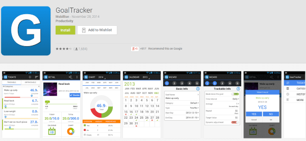 The Best WordPress Android Apps You Probably Aren't Using - Goal Tracker