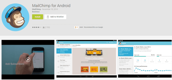 The Best WordPress Android Apps You Probably Aren't Using - MailChimp for Android