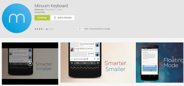 The Best WordPress Android Apps You Probably Aren't Using - Minuum Keyboard