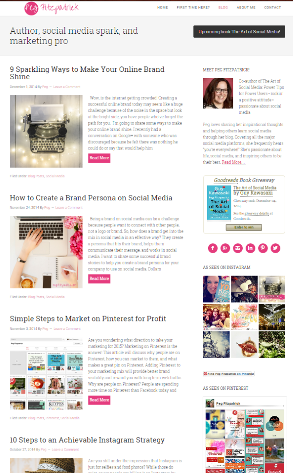 The Top 9 Social Media Blogs You Should Be Reading Right Now - Peg Fitzpatrick