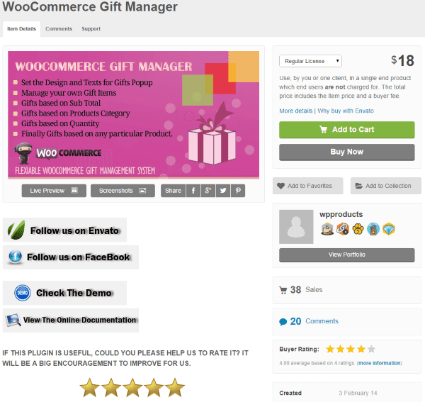 WordPress Christmas Plugins - WooCommerce Gift Manager