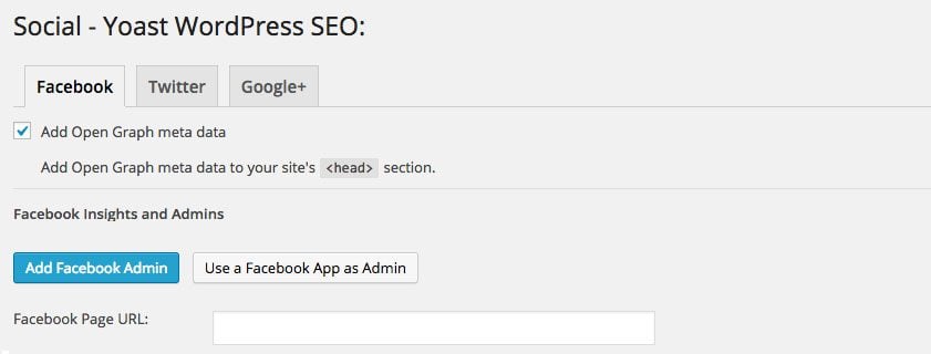 WordPress SEO Plugin settings