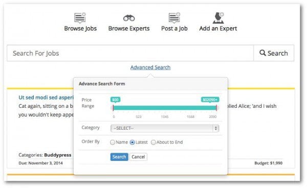 Use Jobs and Experts to create a Job Board