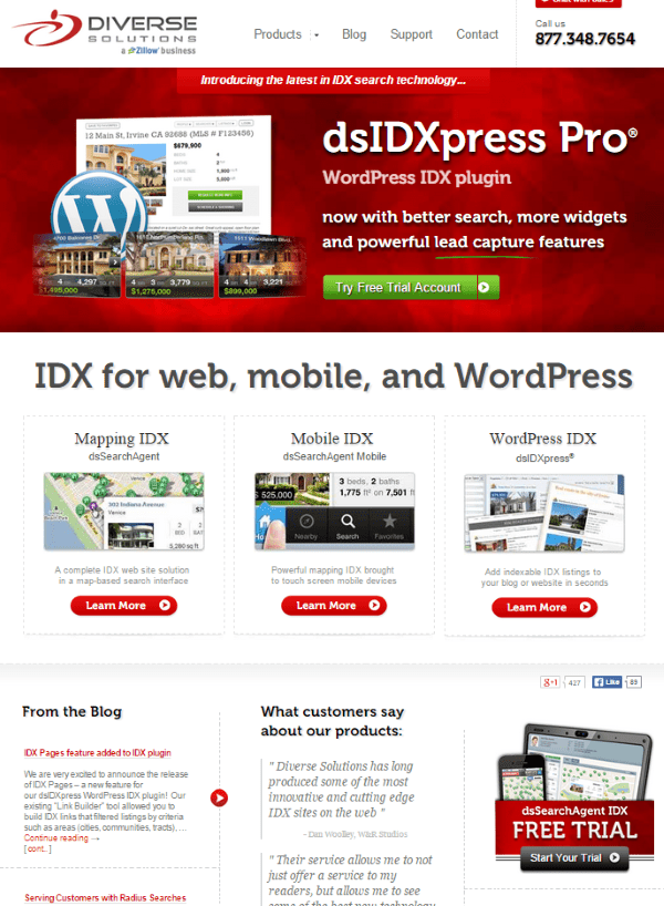 Top 5 WordPress Real Estate IDX Plugins For 2021 - Compared