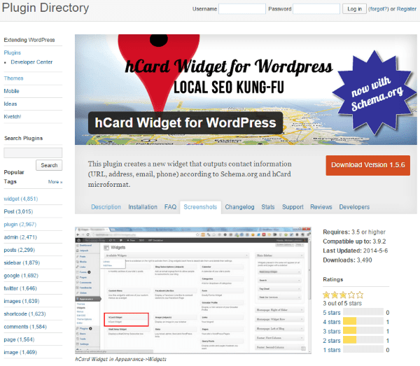 How to Optimize Your WordPress Site for Local Search - hCard Widget for WordPress