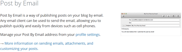 How to Use the WordPress Post by Email Feature - Jetpack