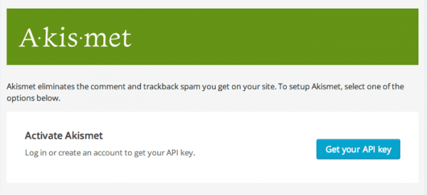 Find Your Akismet API Key