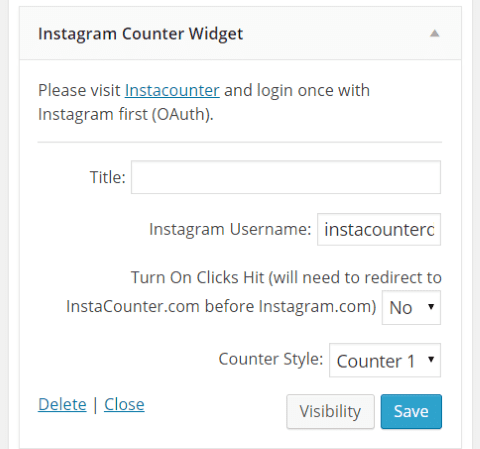 Four Ways to Better Integrate Instagram Into Your WordPress Site Instacounter Instagram Counter Widget 2