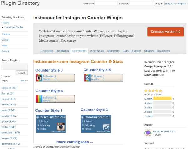 Four Ways to Better Integrate Instagram Into Your WordPress Site - Instacounter Instagram Counter Widget