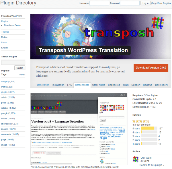 How To Make Your WordPress Website Multi-Lingual - Transposh