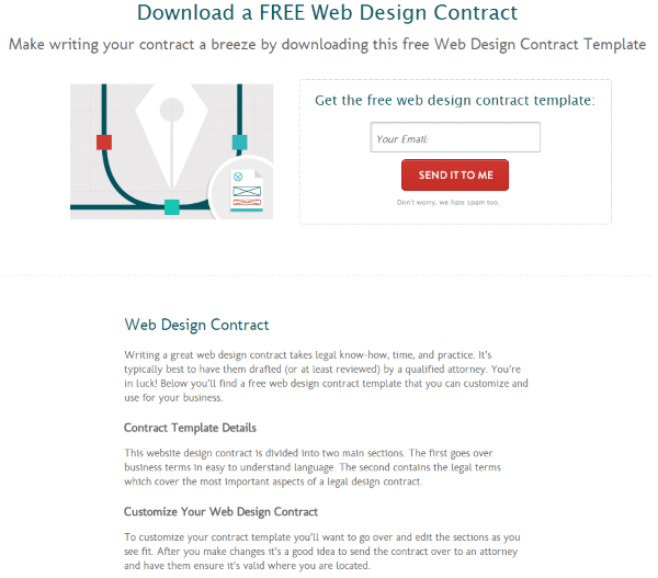 Where To Find Web Design Contract Templates For Web Design Projects - BidSketch