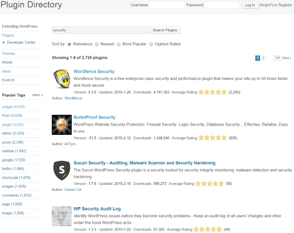 WordPress vs. Joomla – wordpress security