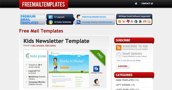 Online Newsletter Template from www.elegantthemes.com