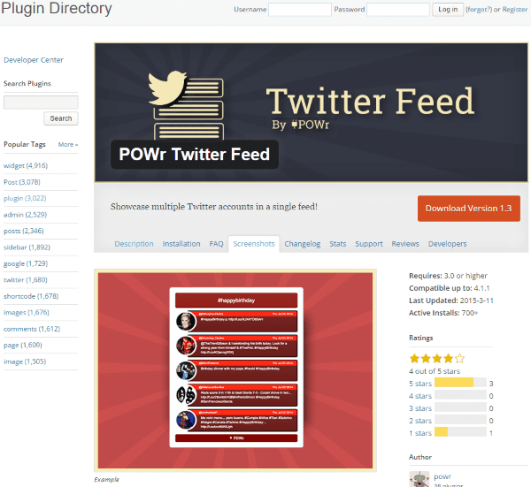 How To Add A Twitter Feed To Your WordPress Website - POWr Twitter Feed