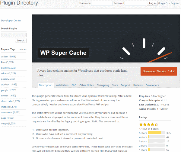 How To Improve Your Google Page Speed Score - WP Super Cache