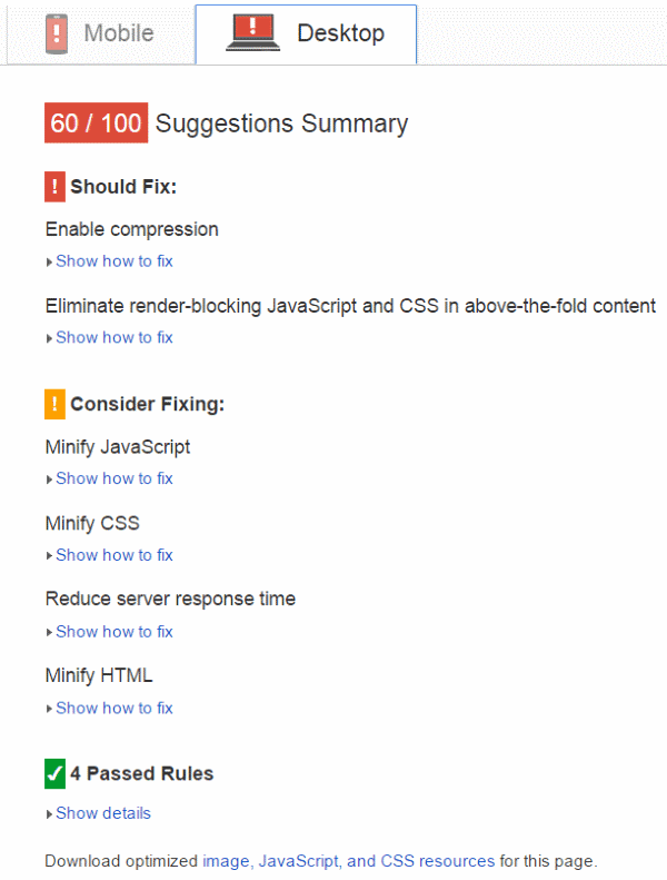 Scoring 100/100 in Google PageSpeed Insights, GTmetrix PageSpeed