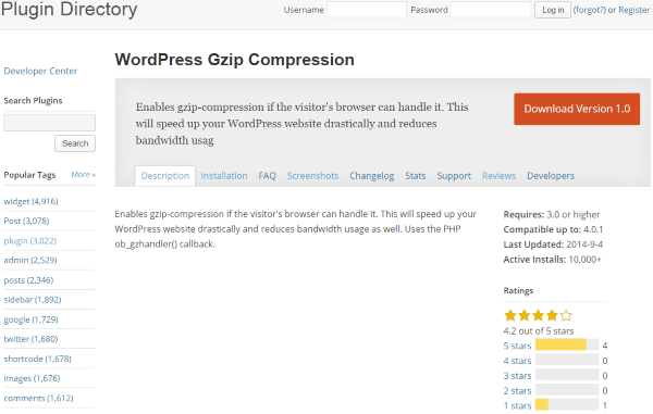 How To Improve Your Website's Yahoo Yslow Score - WordPress Gzip Compression