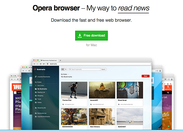 Opera-browser