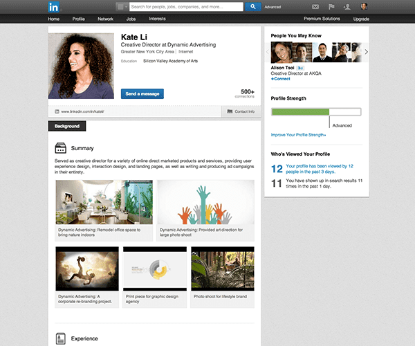 LinkedIn-Profile