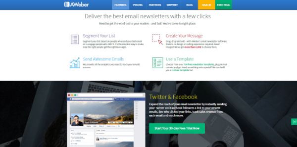 Aweber newsletters