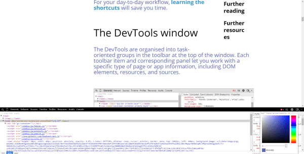 DevTools answers - What font is that?, Blog