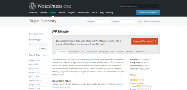 WP Mingle