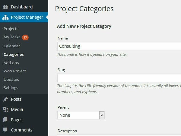 Project Categories