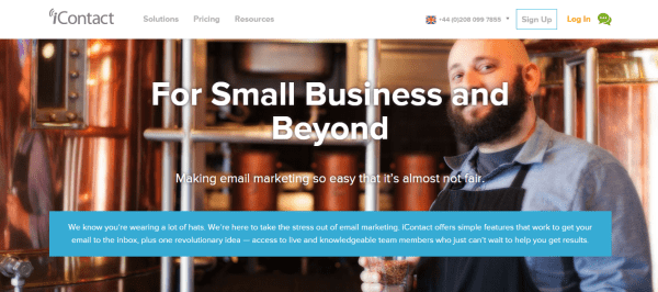 iContact small business