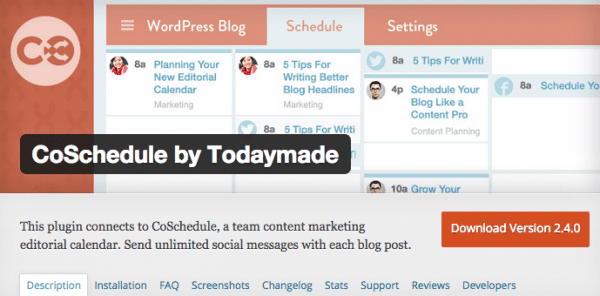 CoSchedule Screenshot