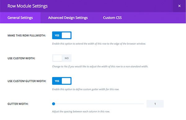 gutterless-row-settings