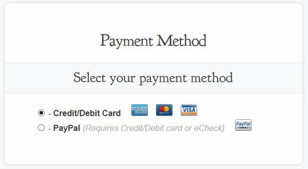 Payment Method