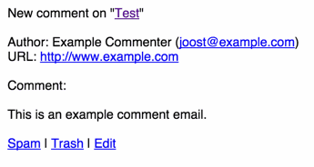 Yoast Comments Hacks' 'sanitized' email notification.