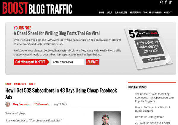 learn how to write copy on boost blog traffic