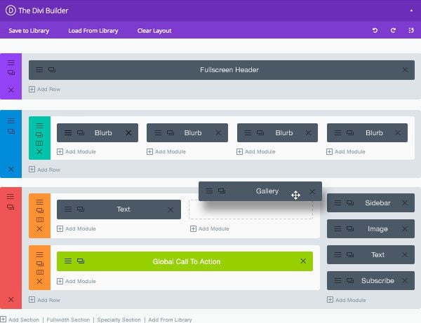 The Divi Builder Plugin