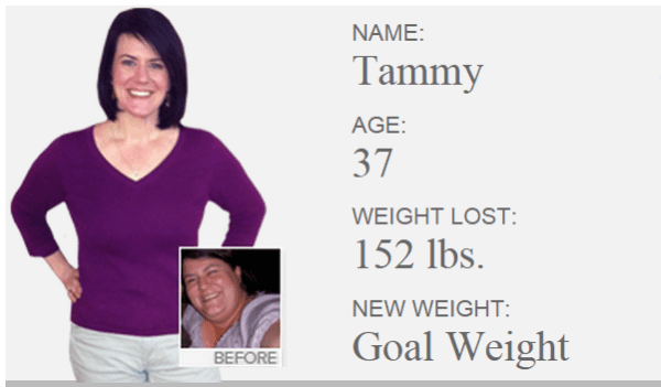 Tammy losing weight