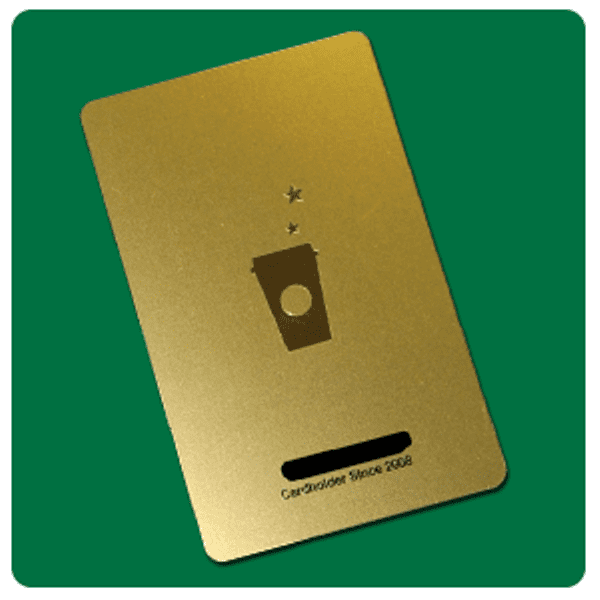 Starbucks gold card