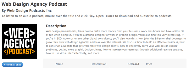 Web Agency Podcast