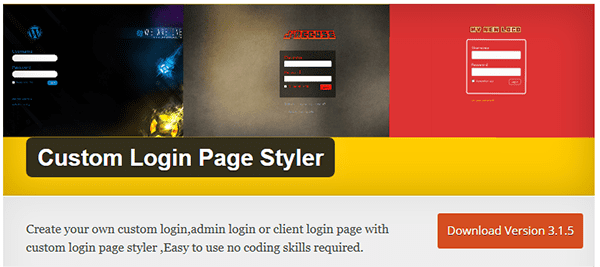Login Page Styler