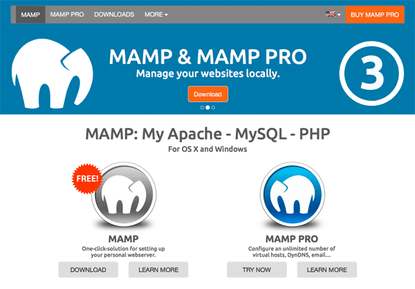 MAMP Local Server for Mac