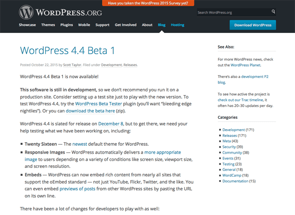 WordPress.org News