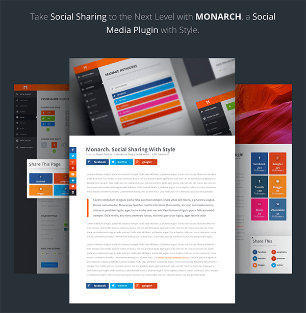 Monarch Social Media Plugin