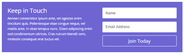 Divi Features Email Optin Forms