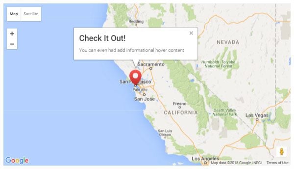 Publish a custom Google Map