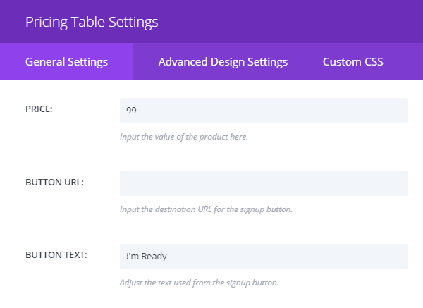 Creating the price comparison tables 