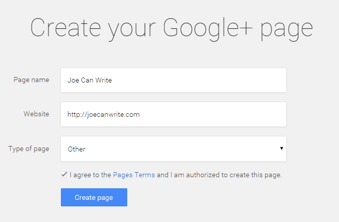 Create a brand page instead