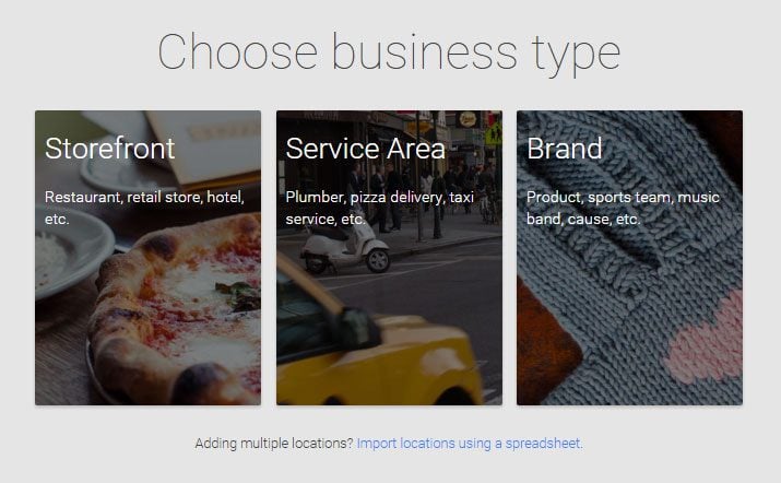 Choose the right type of listing for your business