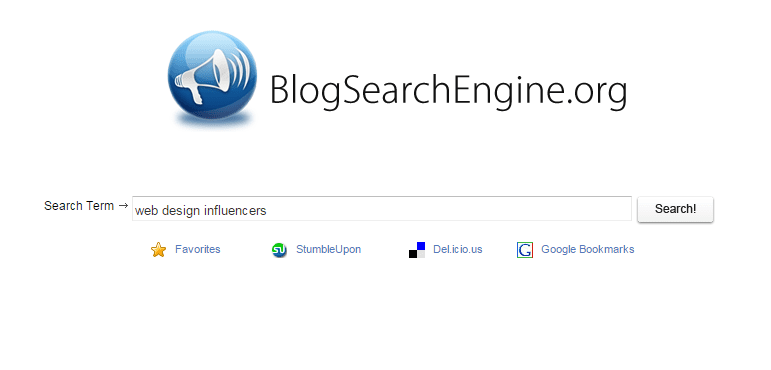 Blog search tool